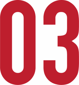 icon of the number 03