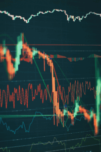 Graph depicting market volatility